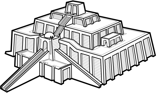 ziggurats of mesopotamia coloring pages - photo #30