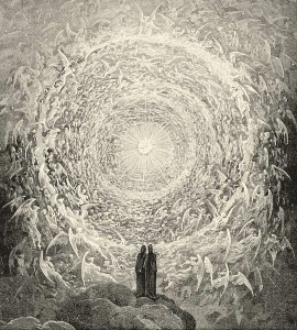 The angelic choir/Gustave Dore for "The Divine Comedy"