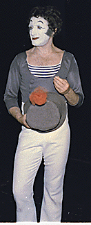 Marceau as Bip the Clown/1977/Wikimedia Commons