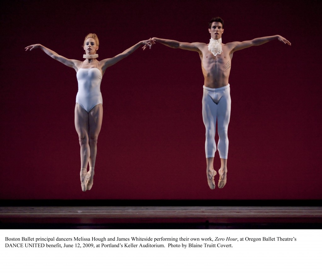 Melissa Hough, James Whiteside, Boston Ballet. Photo: BLAINE TRUITT COVERT