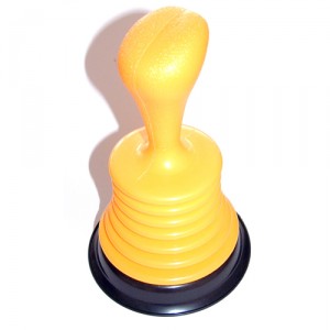 The Mini Pro Sink and Drain Plunger: like a joystick.  Monument Tools