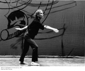 Merce in Fabrications. Photo: Dee Conway/1987