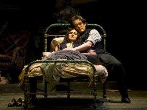 Kelly Kaduce as Mimi and Arturo Chacon-Cruz as Rodolfo in La Boheme. Photo: Portland Opera
