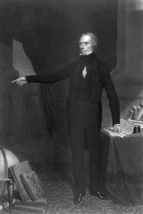 Henry Clay, political performer par excellence. Engraving: John Sartain