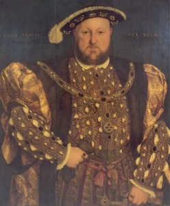 Portrait of Henry VIII by unknown artist in the manner of Hans Holbein the Younger, ca. 1540