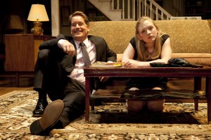 Lake Oswego High grad Laurence Lau as a hail-fellow-unwell-met and Emily Kinney as a teen with a taste for pot. Photo: Robert J. Saferstein