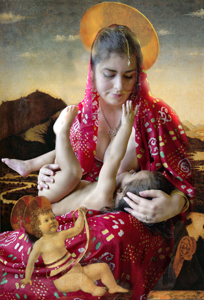 Sabina Haque, Indian Madonna and Child