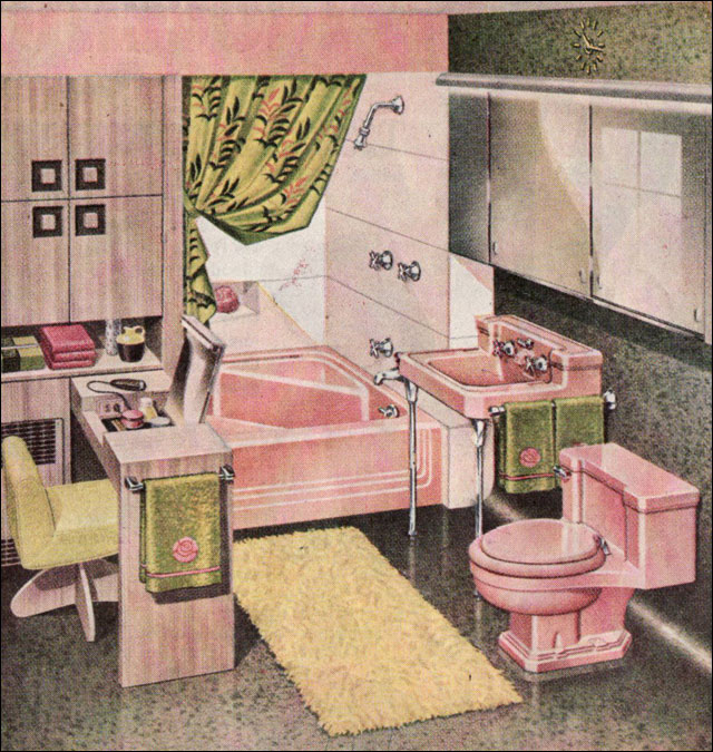 1948 American Standard pink bathroom