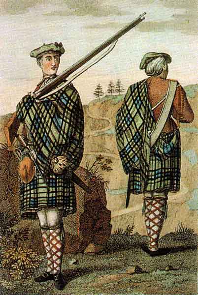 Highland soldier, 1744. Shot 'em? Darned near kilt 'em!/Wikimedia Commons