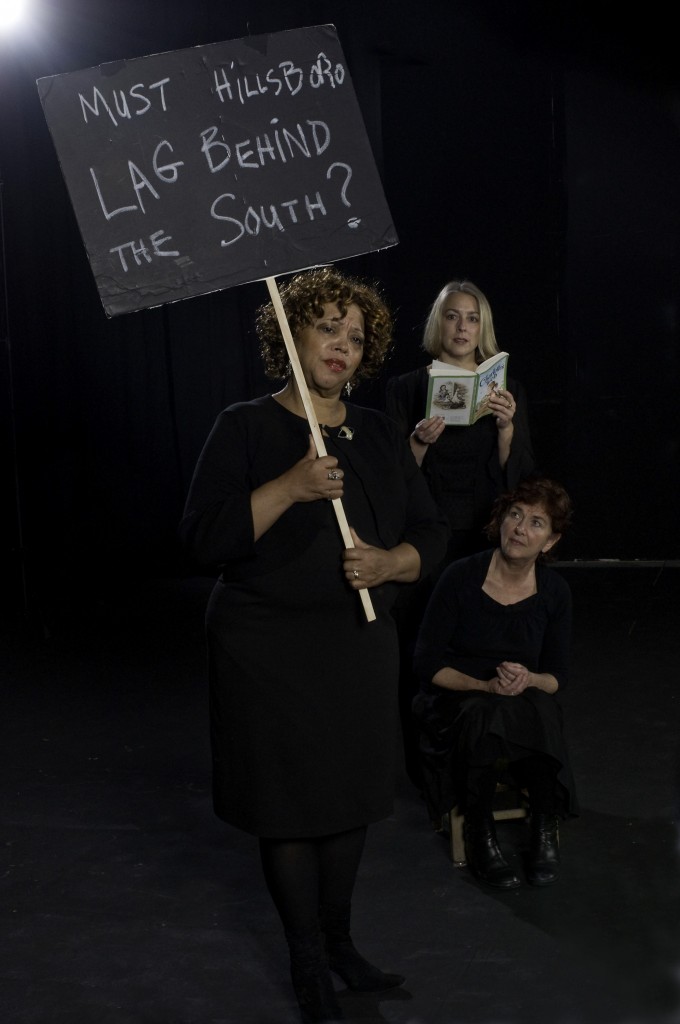 _LaVern Green, Paige Jones and Susan Banyas in "The Hillsboro Story." Photo: Julie Keefe