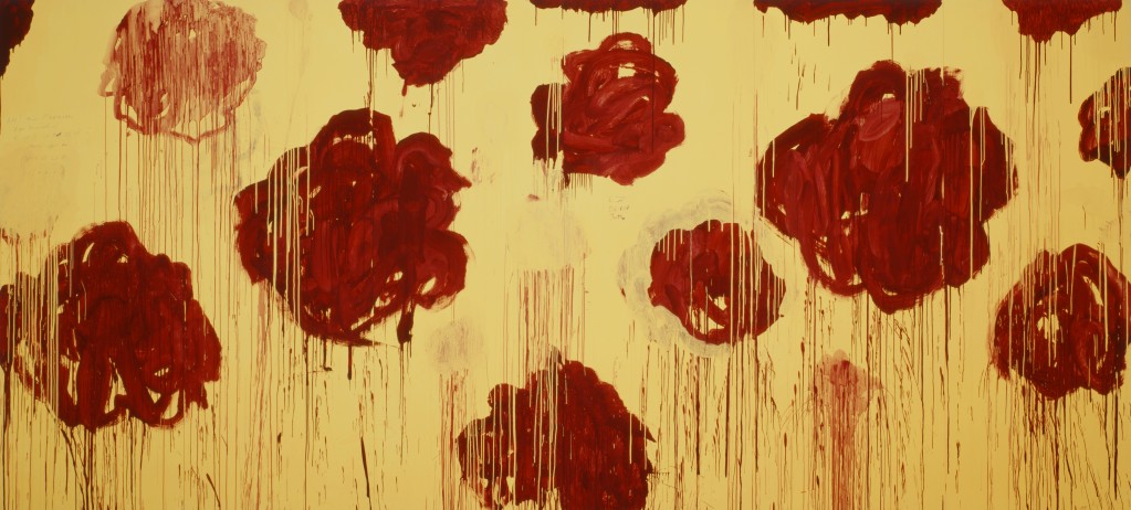Cy Twombly, Untitled, 2007, from Blooming, A Scattering of Blossoms & Other Things, Acrylic on panel, The Broad Art Foundation, Santa Monica. Â© Cy Twombly. Courtesy Gagosian Gallery
