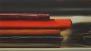 Xiaoze Xie, Library of Congress (Music Division M1060)  , 2009 oil on canvas 24" x 42" , Elizabeth Leach Gallery, Portland