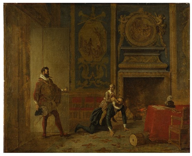 Henry IV, the Dauphin and the Spanish Ambassador/Victoria and Albert Museum