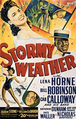 Original poster from Lena Horne's 1941 movie "Stormy Weather." Wikimedia Commons