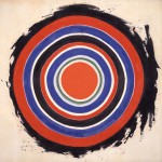 'Beginning', magna on canvas painting by Kenneth Noland, Hirshhorn Museum and Sculpture Garden, 1958/Wikimedia Commons