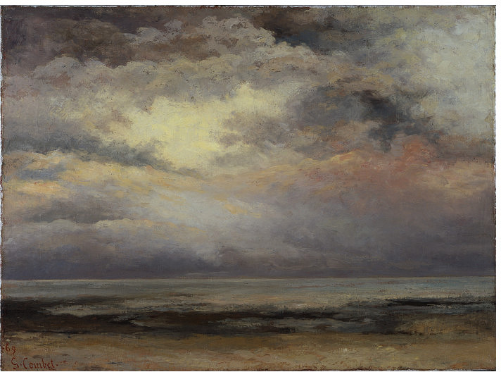 Gustave Courbet, "L'Immensite" (1869)