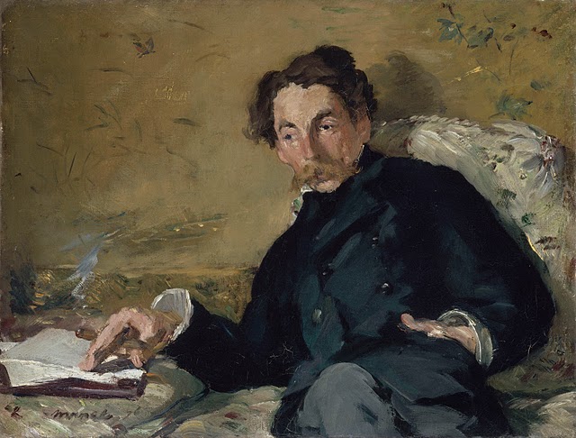 StÃ©phane MallarmÃ©. 1876. Edouard Manet (1832-1883). Oil on canvas. 11 x 14 inches. RMN (MusÃ©e dâ€™Orsay)/HervÃ© Lewandowski.