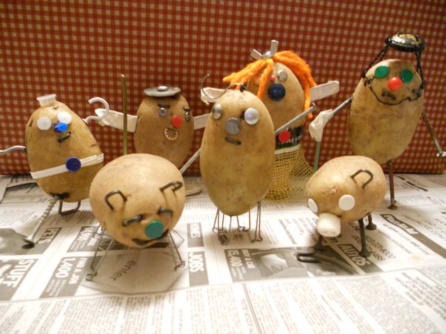 Multiple Child Theory at work. One potato, two potato, three potato, four.