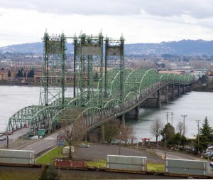 Interstate Bridge between Portland and Vancouver. Source: Cacophony/Wikimedia Commons.