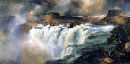 Thomas Moran, "Shoshone Falls on the Snake River," 1900. Gilcrease Museum, Tulsa, Oklahoma.