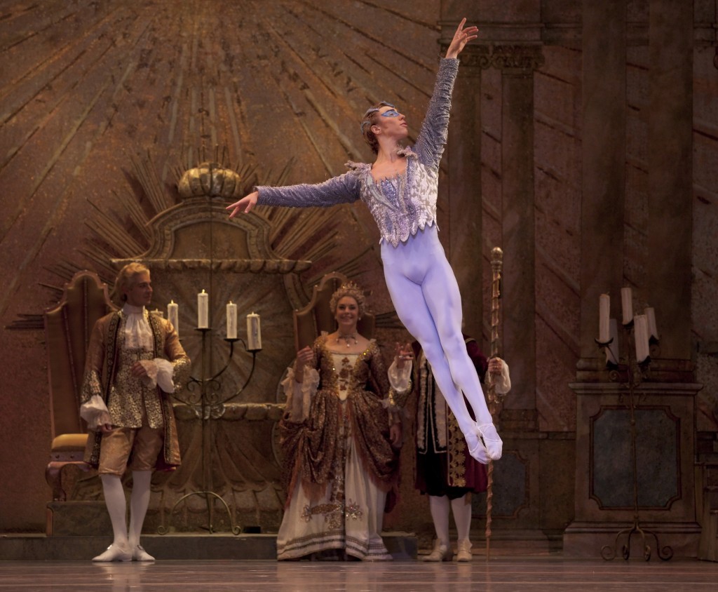 Lucas Threefoot as the Bluebird in Oregon Ballet Theatre's "The Sleeping Beauty." Photo: Blaine Truitt Covert