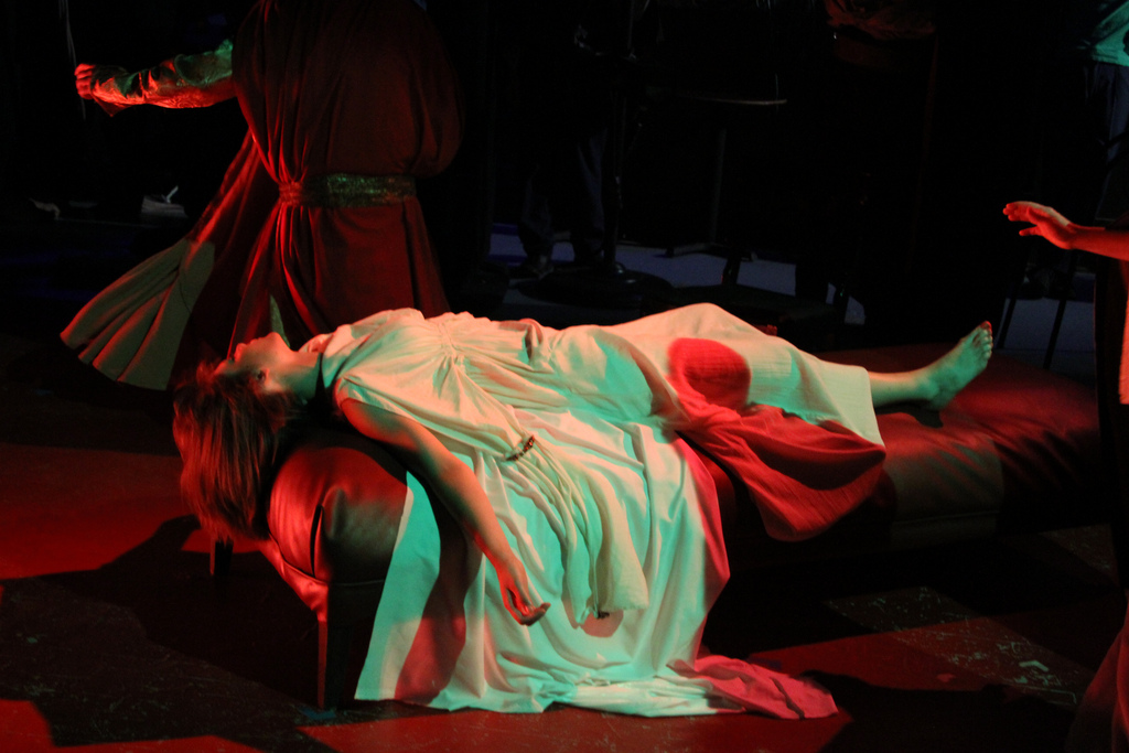 Rachael Parrell: the Desdemona dies twice. Photo: Jerry Mouawad