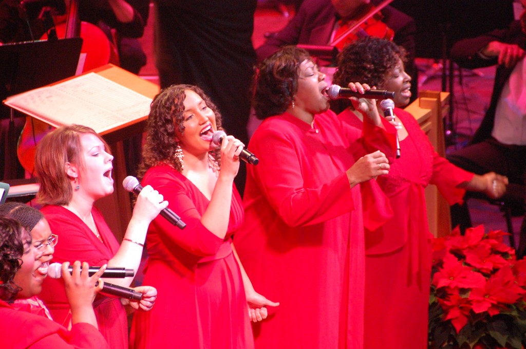 The Oregon Symphony's annual "Gospel Christmas" concert rocks the Arlene Schnitzer Concert Hall. 