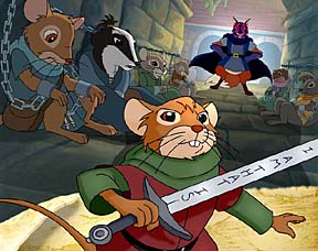 Swashbuckling animal heroes in the Redwall universe.