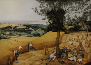"The Harvesters," by Pieter Brueghel the Elder, Metropolitan Museum of Art. Full-frame view on Google Art Project.