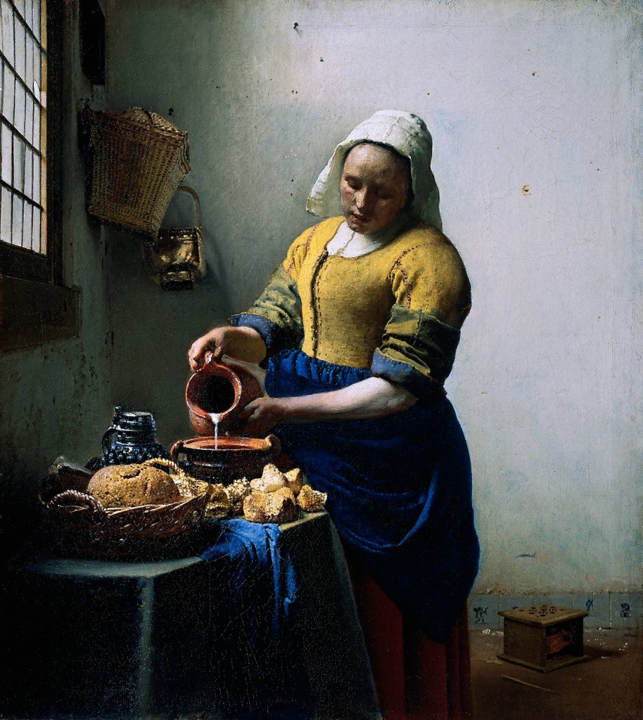 Johannes Vermeer, "The Kitchen Maid," c. 1658-60. Rijksmuseum/Amsterdam