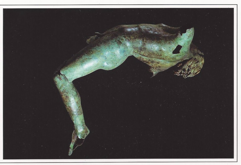The Dancing Satyr in Mazara del Vallo. It was pulled from the sea in 1998 by fishermen, and might be Greek or Roman.