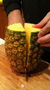 Mrs. Scatter's fresh pineapple
